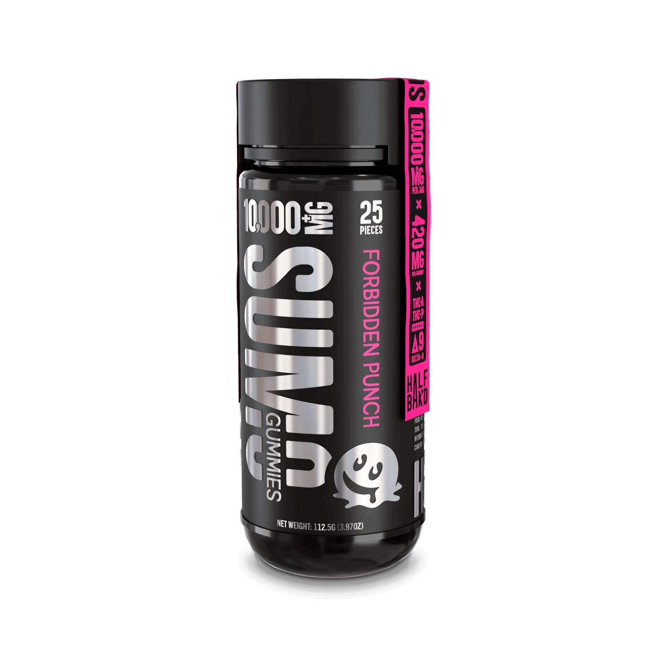 JOCHUM ぽぽ Half Bak'd | Sumo Gummies | 25ct. 420mg D8 + D9 + THC-P per