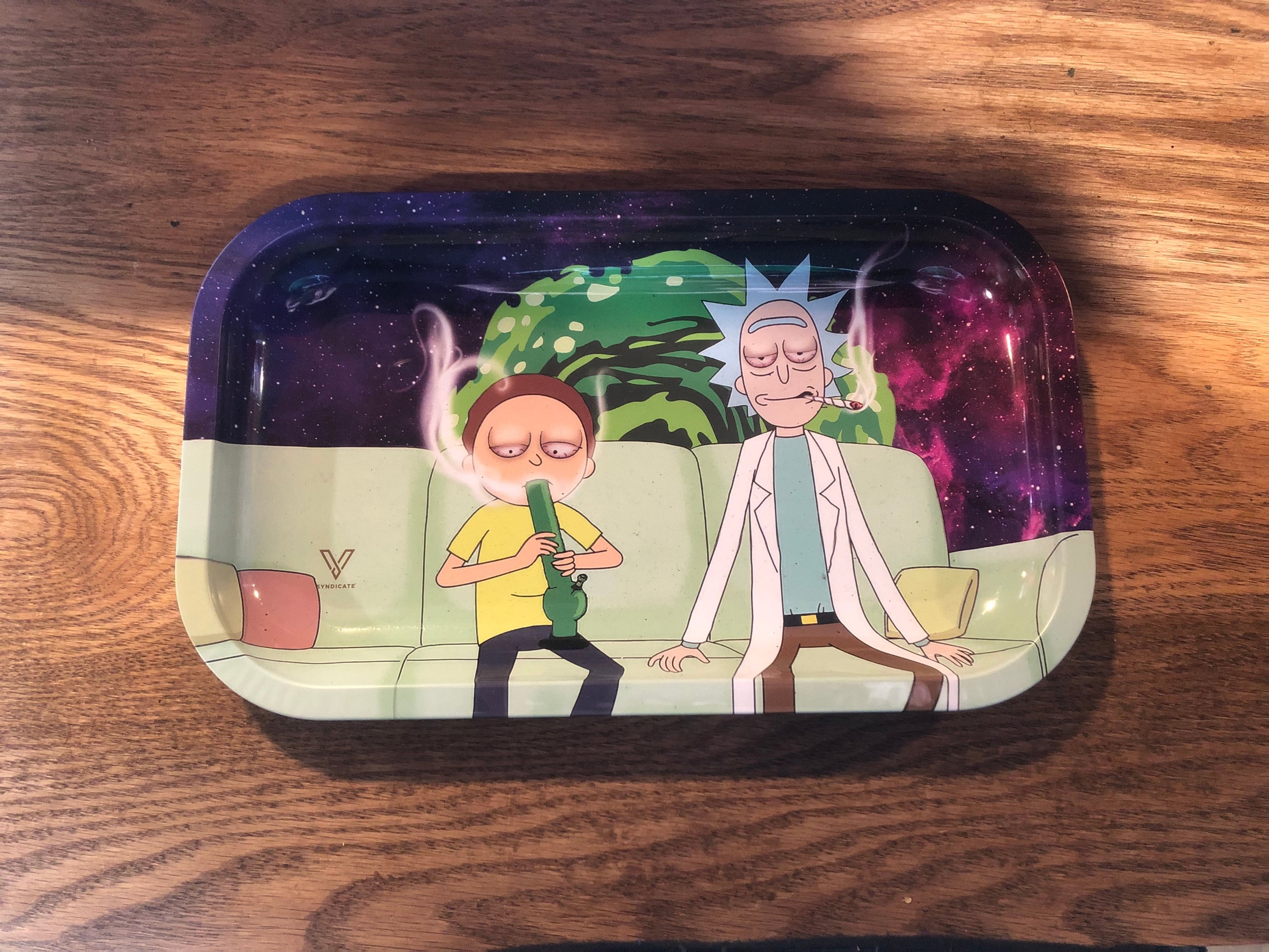 Rick & Morty Rick & Morty Rick Screaming Medium Tray Rolling Papers &  Supplies