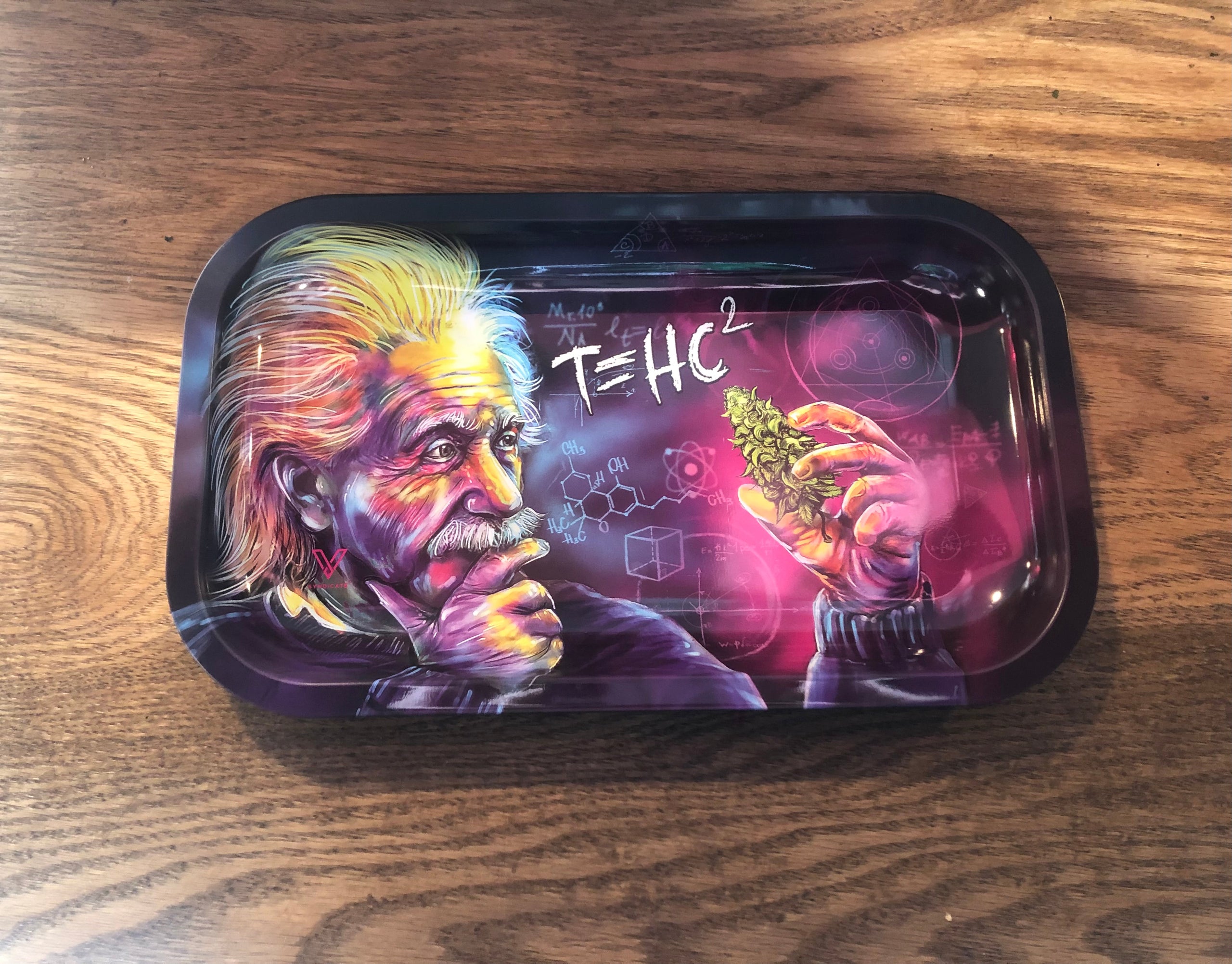 SS T=HC2 Einstein Classic Metal Tray - Medium Available - (1CT,5CT or 10CT), Medium / 1 Count - Mj Wholesale